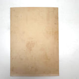 Perfectly Resolved c. 1930s Modernist Abstract Watercolor on Card Signed Castel