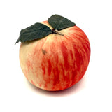 Radiant Antique Hand-painted Silk Apple Pin Cushion