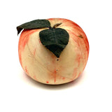 Radiant Antique Hand-painted Silk Apple Pin Cushion