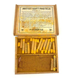 Yelling Box of F. Webber Yellow Artist Pastels