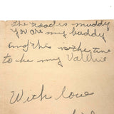 To Jeanette, My (Muddy Buddy) Valentine, With Love From F.W