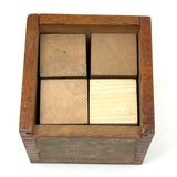 The Third Gift. Scarce E Steiger, NYC Late 19th Century Froebel Kindergarten Blocks