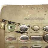 US Fastener Company "Bag Plates" Sample Card, c. 1920s-40s