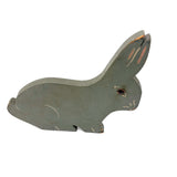 Very Gentle Feeling Bunny with Pink Nose, c. 1940s Folk Art Doorstop