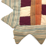 Beautifully Graphic Old Pennsylvania Doll Quilt 