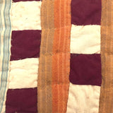 Beautifully Graphic Old Pennsylvania Doll Quilt 