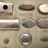 US Fastener Company "Bag Plates" Sample Card, c. 1920s-40s