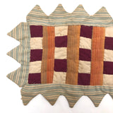 Beautifully Graphic Old Pennsylvania Doll Quilt 