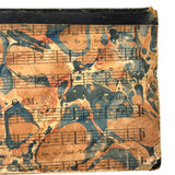 Book as Object: Unusual Marbled Hymnal Score Covers, 1848 Copy of Uncle William and His Nephews