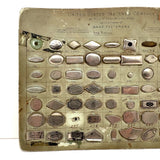 US Fastener Company "Bag Plates" Sample Card, c. 1920s-40s