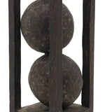 Antique Architectural Ball in Cage Whimsy