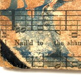 Book as Object: Unusual Marbled Hymnal Score Covers, 1848 Copy of Uncle William and His Nephews