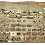 US Fastener Company "Bag Plates" Sample Card, c. 1920s-40s