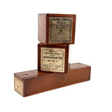 Set of Three Antique Milton Bradley Froebel Kindergarten Boxes (Boxes Only))