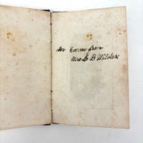 Book as Object: Unusual Marbled Hymnal Score Covers, 1848 Copy of Uncle William and His Nephews