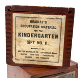 Set of Three Antique Milton Bradley Froebel Kindergarten Boxes (Boxes Only))