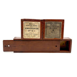Set of Three Antique Milton Bradley Froebel Kindergarten Boxes (Boxes Only))