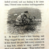 Book as Object: Unusual Marbled Hymnal Score Covers, 1848 Copy of Uncle William and His Nephews