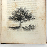 Book as Object: Unusual Marbled Hymnal Score Covers, 1848 Copy of Uncle William and His Nephews