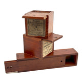 Set of Three Antique Milton Bradley Froebel Kindergarten Boxes (Boxes Only))