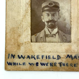 Mr Hunter, Our Letter Carrier, 1900, Mounted, Annotated Portrait Photo