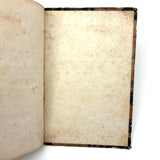 Book as Object: Unusual Marbled Hymnal Score Covers, 1848 Copy of Uncle William and His Nephews