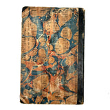 Book as Object: Unusual Marbled Hymnal Score Covers, 1848 Copy of Uncle William and His Nephews