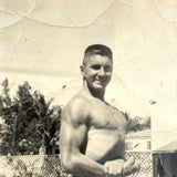 The Army Made a Man Out of Me, Much Handled 1943 Miami Beach Beefcake Snapshot