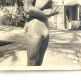 The Army Made a Man Out of Me, Much Handled 1943 Miami Beach Beefcake Snapshot