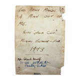 The Army Made a Man Out of Me, Much Handled 1943 Miami Beach Beefcake Snapshot