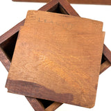 Set of Three Antique Milton Bradley Froebel Kindergarten Boxes (Boxes Only))