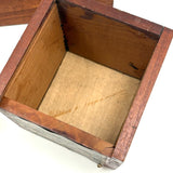 Set of Three Antique Milton Bradley Froebel Kindergarten Boxes (Boxes Only))