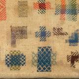Charming, Very Colorful Antique Darning + Alphabet Sampler