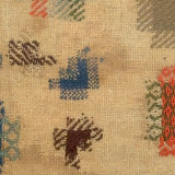 Charming, Very Colorful Antique Darning + Alphabet Sampler