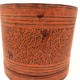 Another Beautiful Antique Burmese Lacquer Betel Box with Two Interior Trays