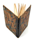 Book as Object: Unusual Marbled Hymnal Score Covers, 1848 Copy of Uncle William and His Nephews
