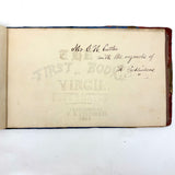 The First Book of VIRGIL's The Aeneid: Amazing Hand-drawn Re-telling with Latin Subtitles, F.B. Greene, Providence RI, 1868 (Copy)