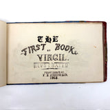 The First Book of VIRGIL's The Aeneid: Amazing Hand-drawn Re-telling with Latin Subtitles, F.B. Greene, Providence RI, 1868 (Copy)