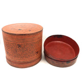 Another Beautiful Antique Burmese Lacquer Betel Box with Two Interior Trays