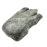 Essentialist and Also Highly Empathic Flat on its Belly Inuit Stone Carved Polar Bear