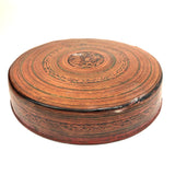 Another Beautiful Antique Burmese Lacquer Betel Box with Two Interior Trays