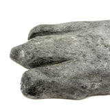 Essentialist and Also Highly Empathic Flat on its Belly Inuit Stone Carved Polar Bear