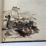 The First Book of VIRGIL's The Aeneid: Amazing Hand-drawn Re-telling with Latin Subtitles, F.B. Greene, Providence RI, 1868 (Copy)