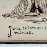 The First Book of VIRGIL's The Aeneid: Amazing Hand-drawn Re-telling with Latin Subtitles, F.B. Greene, Providence RI, 1868 (Copy)