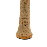 Wonderful Antique Wooden Horn in Original Paint with Bentwood Handle --Loud!