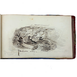 The First Book of VIRGIL's The Aeneid: Amazing Hand-drawn Re-telling with Latin Subtitles, F.B. Greene, Providence RI, 1868 (Copy)