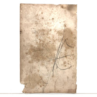 Good Book, Good Book, Very Sweet Antique Graphite Endpaper Drawing