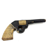 Chunky Vintage Homemade Wooden Revolver in Crusty Paint