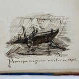 The First Book of VIRGIL's The Aeneid: Amazing Hand-drawn Re-telling with Latin Subtitles, F.B. Greene, Providence RI, 1868 (Copy)