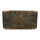 Petite and Very Sweet Primitive 19th Century Cricket Stool in Old Green Paint